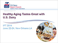 healthy aging tastes great with U.S. dairy